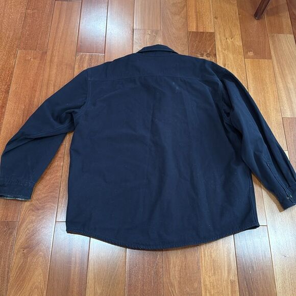 Carhartt Men’s Canvas Cotton Flannel Lined Work Jacket Shacket Snap Button Sz XL - Picture 6 of 10